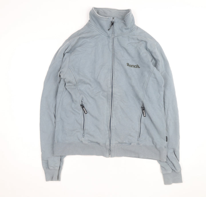 Bench Men's Blue Full Zip Fleece Sweatshirt Size L