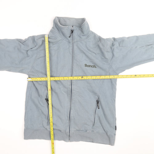 Bench Men's Blue Full Zip Fleece Sweatshirt Size L
