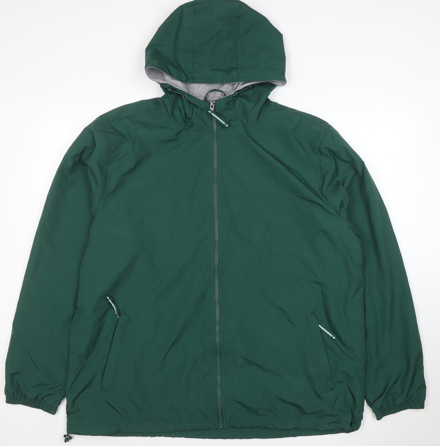 Charles River Apparel Men’s Green XL Hooded Windbreaker Jacket