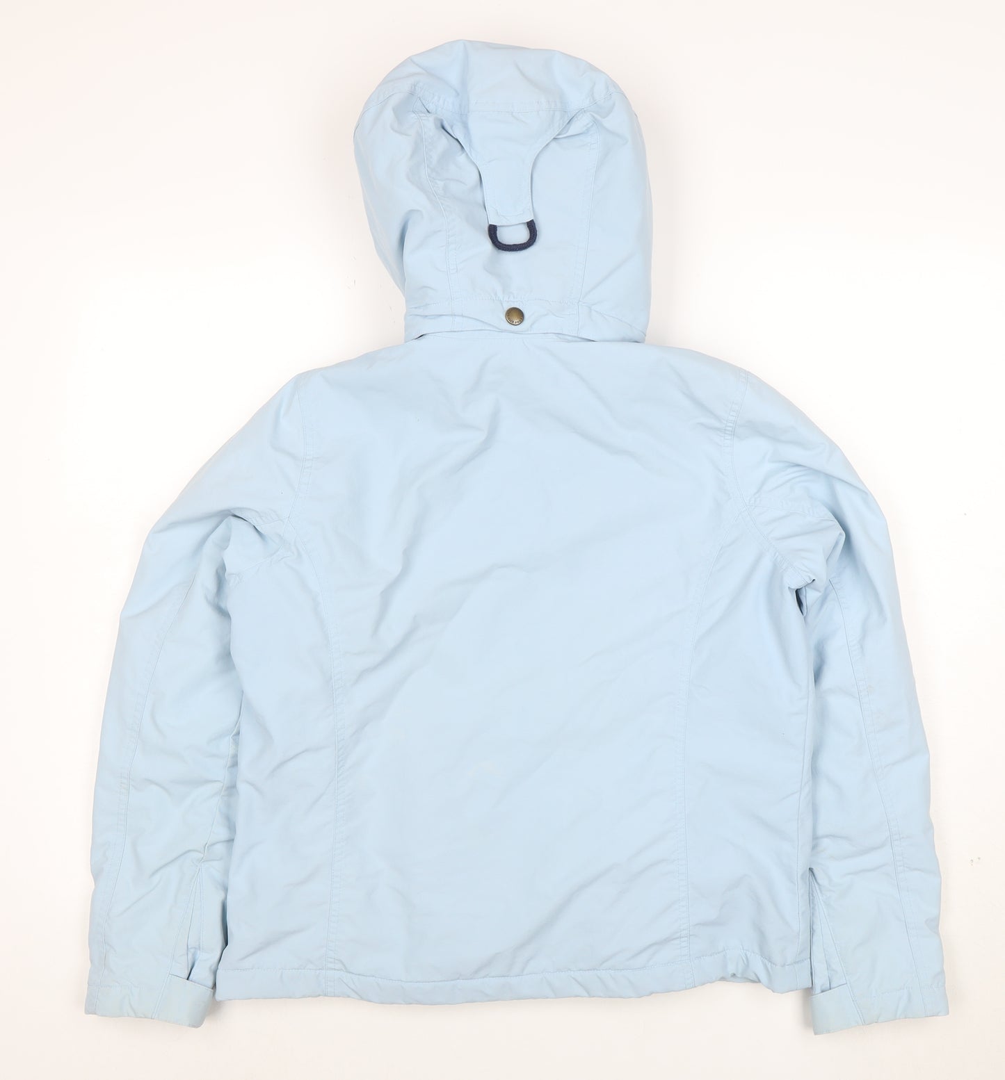Lands' End Women's Blue Petite S Hooded Parka Jacket