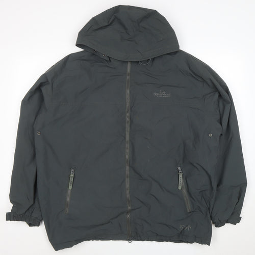 Horseware Ireland Men's Green XL Hooded Parka Jacket Polyester