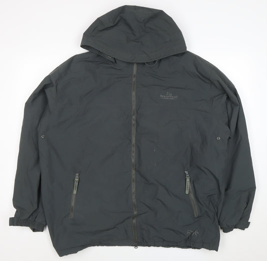 Horseware Ireland Men's Green XL Hooded Parka Jacket Polyester