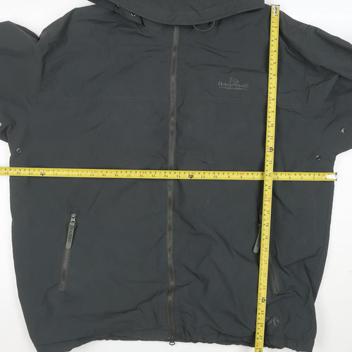 Horseware Ireland Men's Green XL Hooded Parka Jacket Polyester