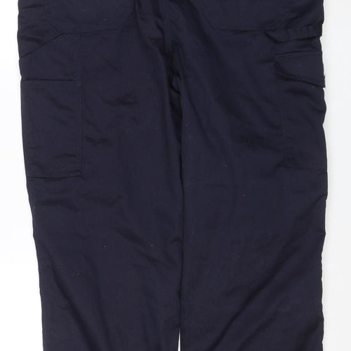 Dickies Men's Blue Redhawk Cargo Work Trousers 34W 31L Regular Fit