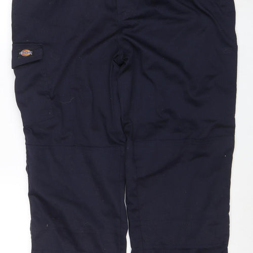 Dickies Men's Blue Redhawk Cargo Work Trousers 34W 31L Regular Fit