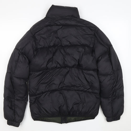 PULL&BEAR Womens Black Size 8 Puffer Jacket Winter Coat