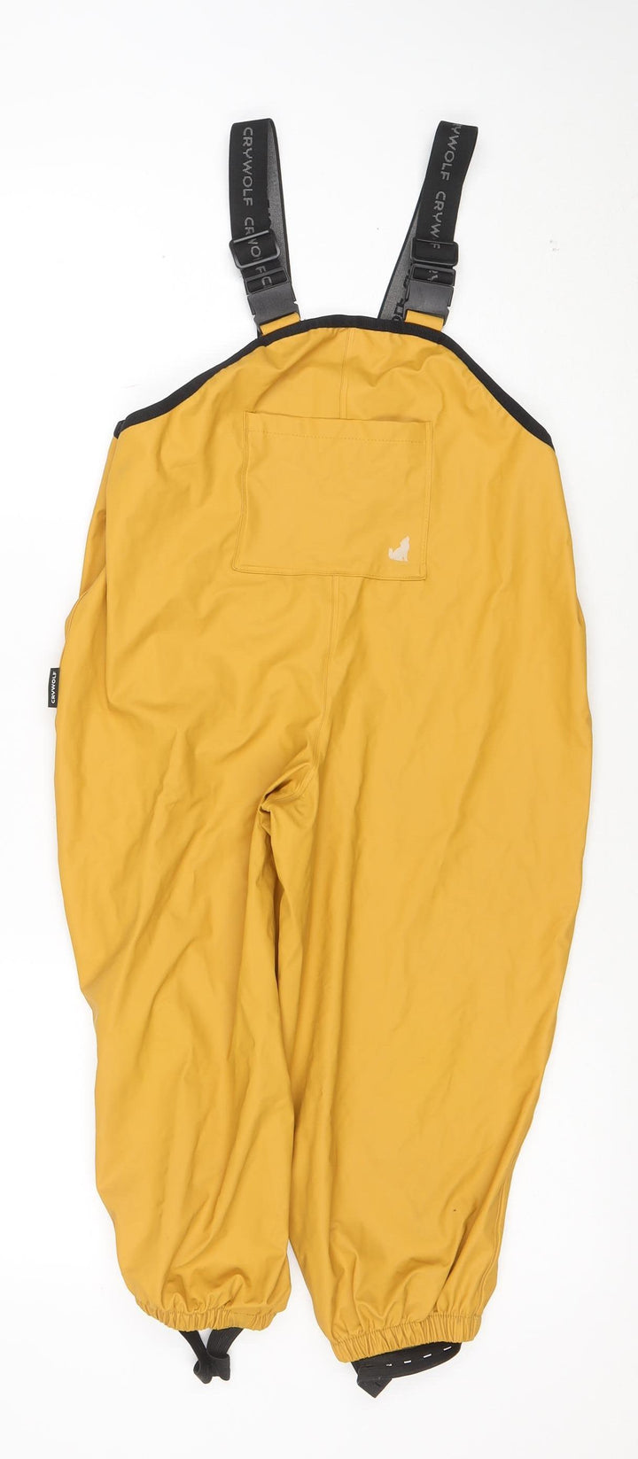Crywolf Boys Yellow Waterproof Adjustable Strap Ski Salopettes 6 Years