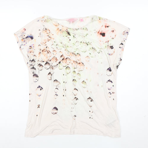 Ted Baker Women’s Multicoloured Lightweight Viscose T-Shirt Size S