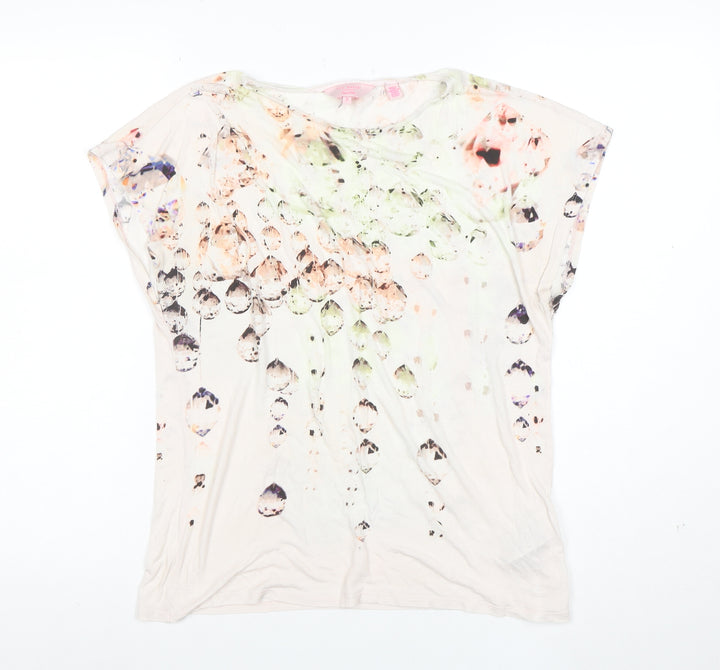 Ted Baker Women’s Multicoloured Lightweight Viscose T-Shirt Size S