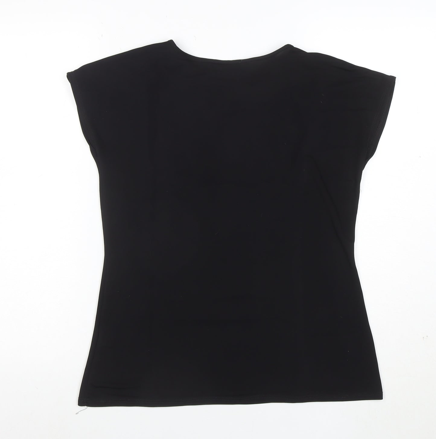 Saloos Women's Black Sleeveless Tunic Blouse Size S