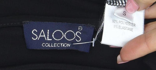Saloos Women's Black Sleeveless Tunic Blouse Size S