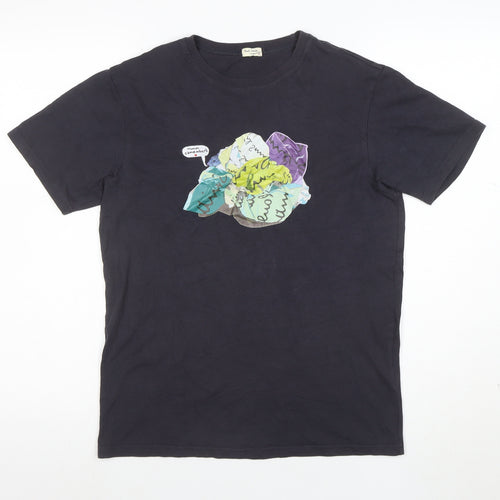 Paul Smith Women’s Black Graphic Cotton T-Shirt Size M