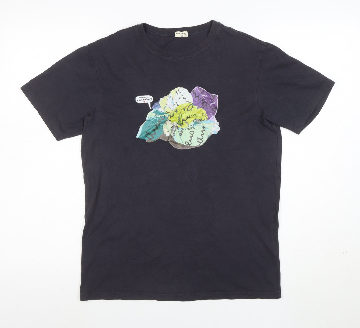 Paul Smith Women’s Black Graphic Cotton T-Shirt Size M