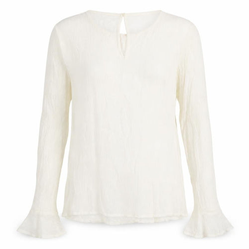 Marks and Spencer Women’s Ivory Viscose Long Sleeve Tunic Blouse Size 12