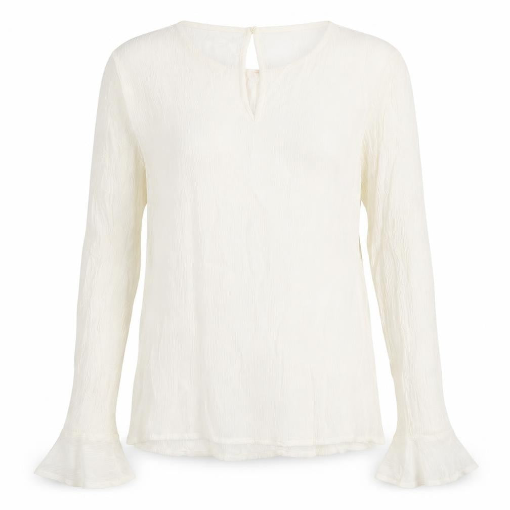 Marks and Spencer Women’s Ivory Viscose Long Sleeve Tunic Blouse Size 12