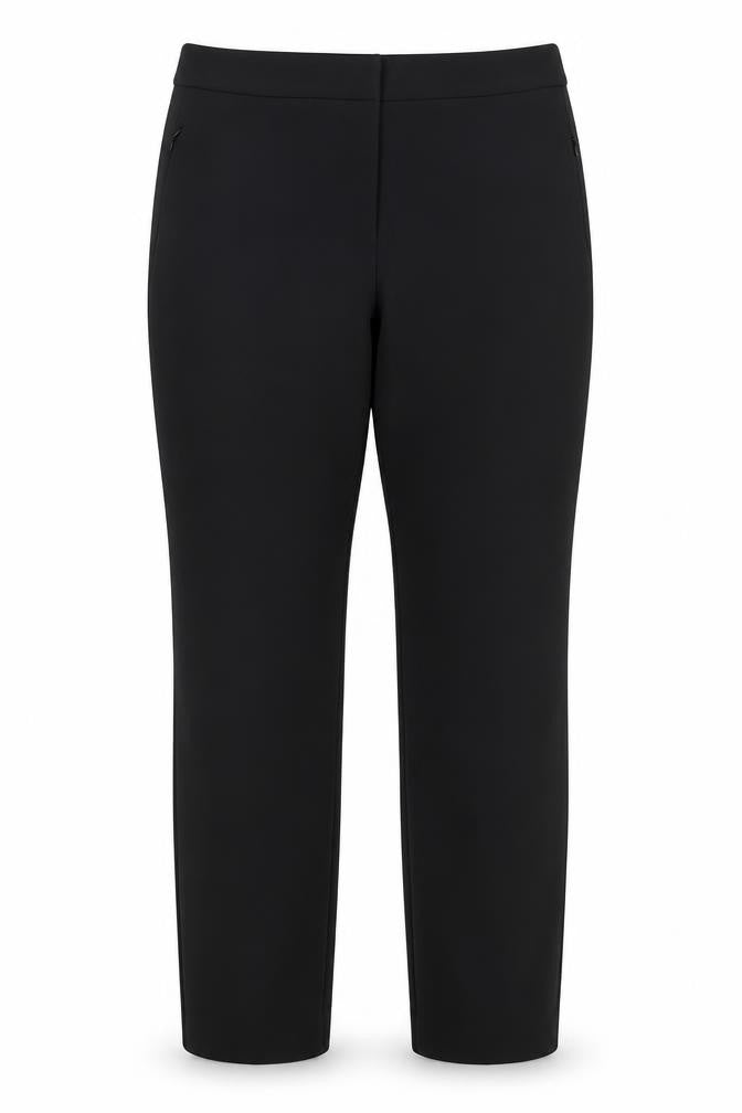 Saviior Women’s Black Slim Fit Stretch Trousers Size 12