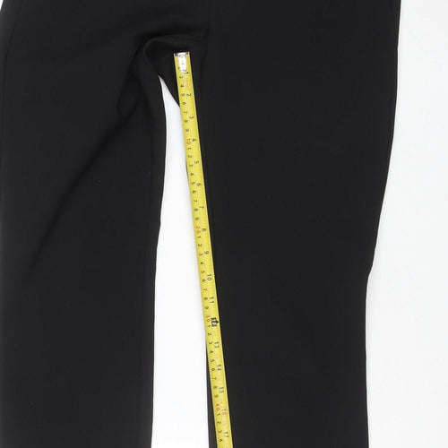 Saviior Women’s Black Slim Fit Stretch Trousers Size 12