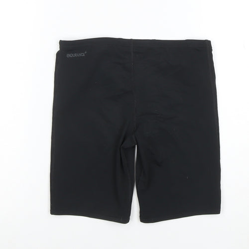 Speedo Boys Black Endurance+ Jammer Swim Shorts Size 11-12 Years