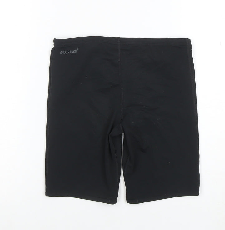 Speedo Boys Black Endurance+ Jammer Swim Shorts Size 11-12 Years