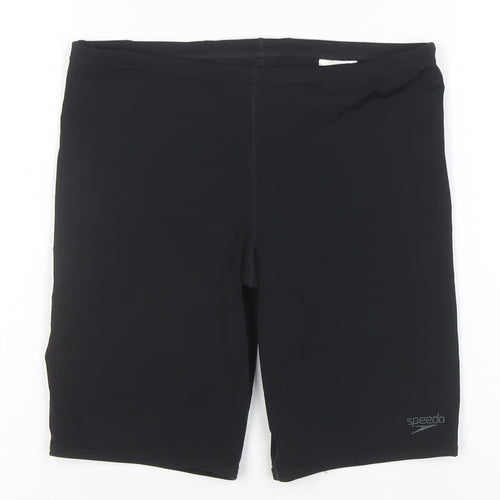 Speedo Boys Black Endurance+ Jammer Swim Shorts Size 11-12 Years
