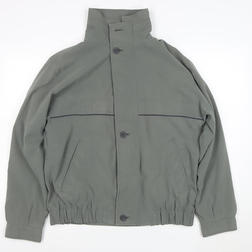 BHS Mens Grey Polyester Basic Jacket Size S Casual Lined