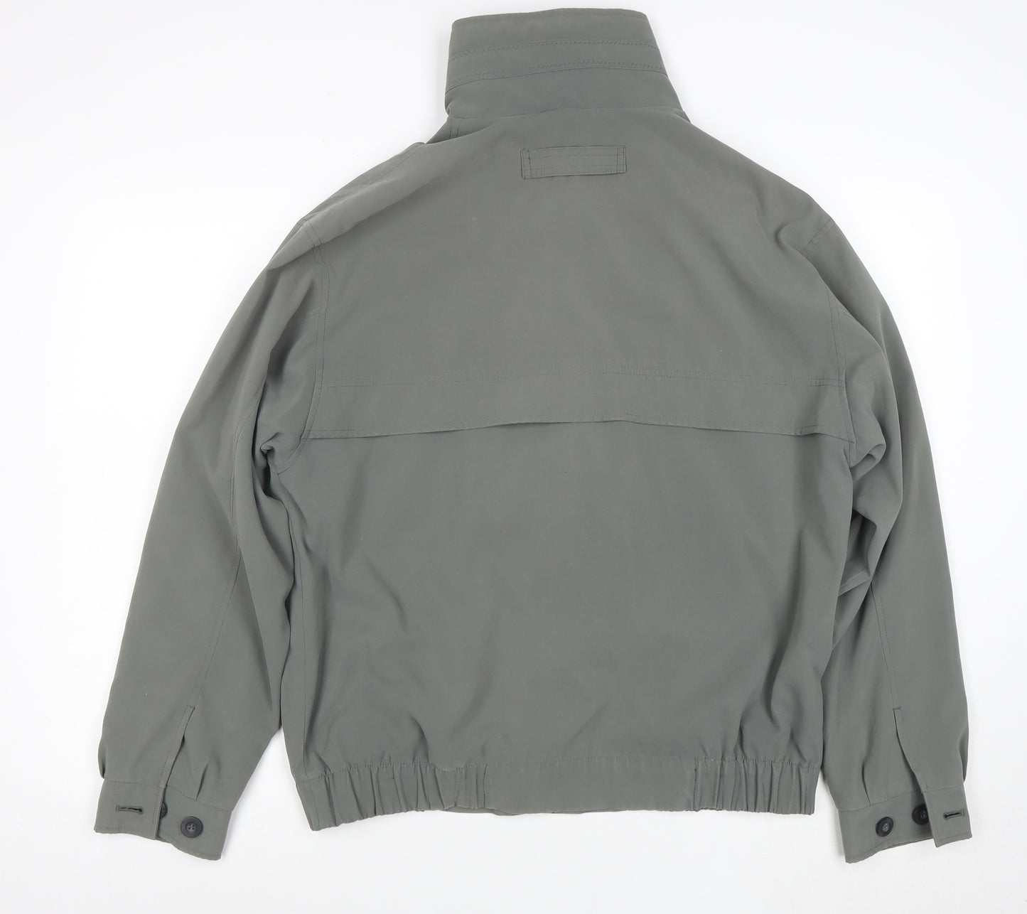 BHS Mens Grey Polyester Basic Jacket Size S Casual Lined