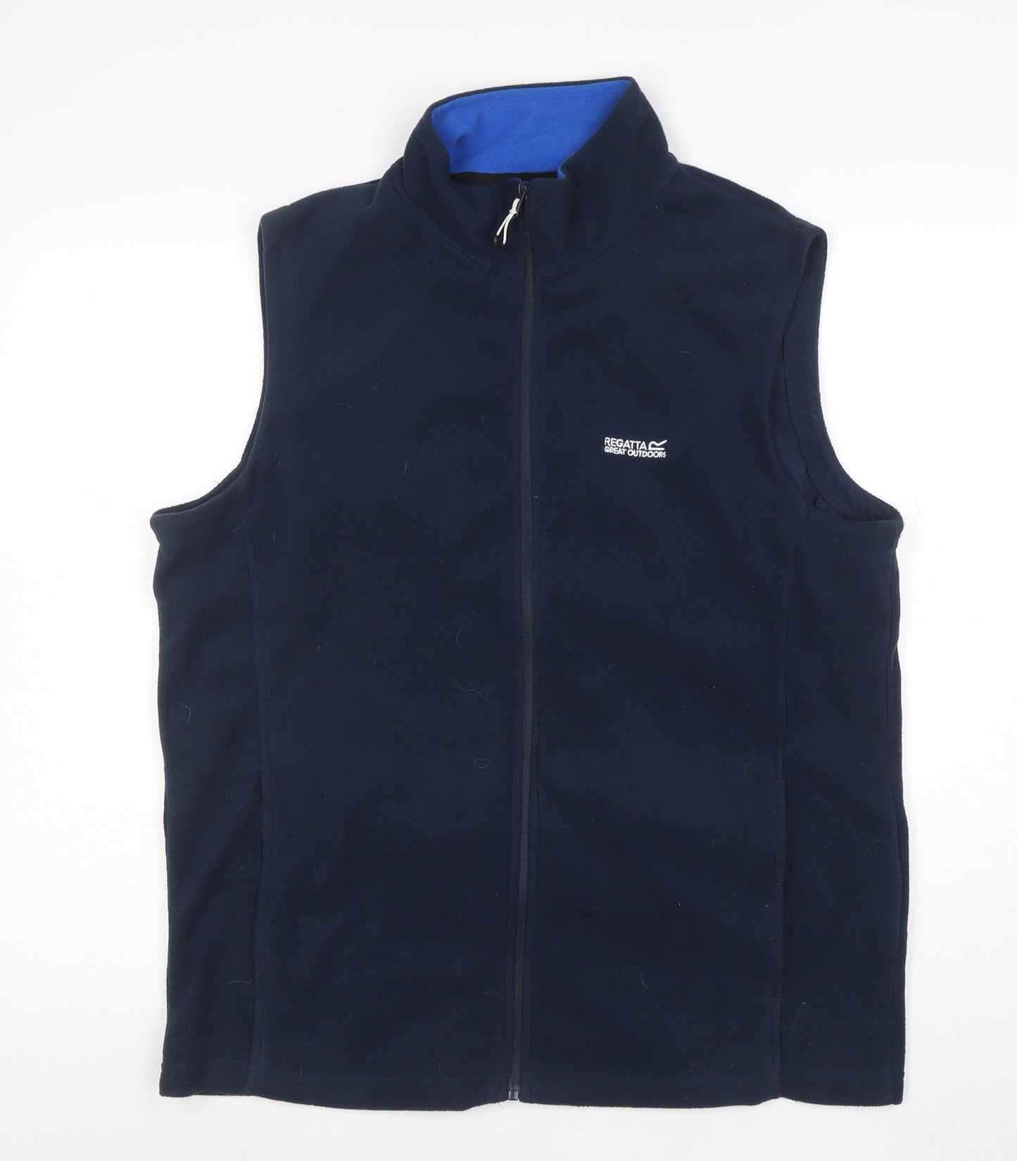 Regatta Men’s Blue Fleece Bodywarmer Waistcoat L Full Zip Outdoor Vest