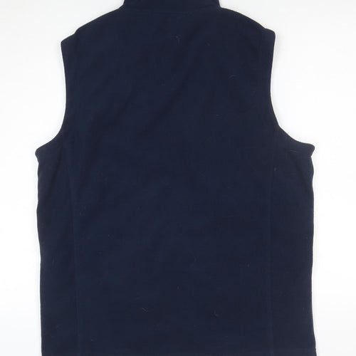 Regatta Men’s Blue Fleece Bodywarmer Waistcoat L Full Zip Outdoor Vest