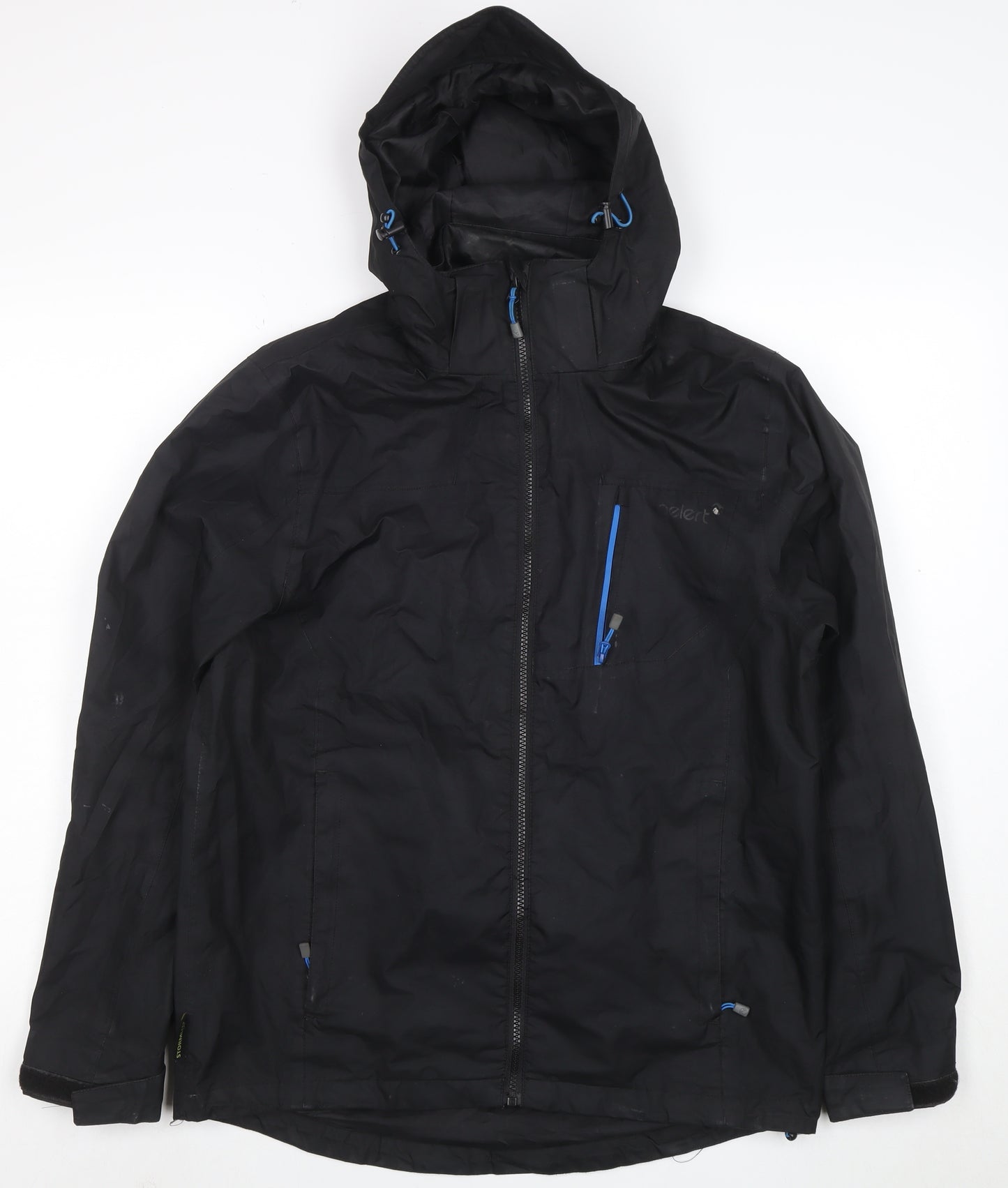Gelert Men's Black XS Waterproof Hooded Rain Jacket