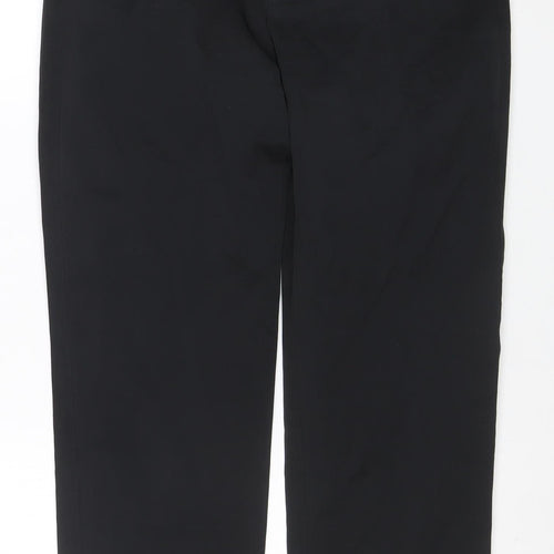 ZARA Men's Black Regular Fit Chino Trousers Size M