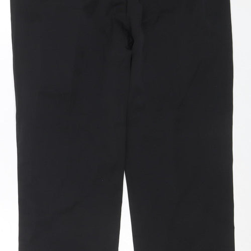 ZARA Men's Black Regular Fit Chino Trousers Size M