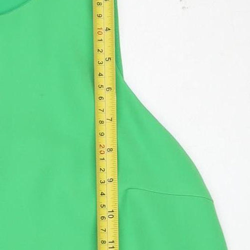 Zara Women Green Sleeveless Playsuit Size 8 Polyester Jumpsuit