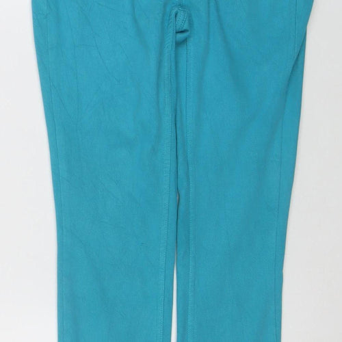 Next Womens Blue Crop Denim Jegging Size 6 Slim Fit Stretch Jeans