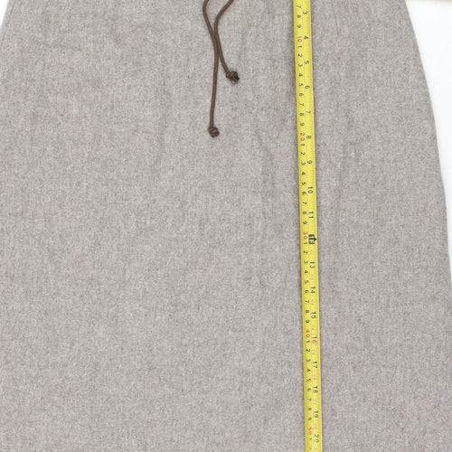 Choise by Danskin Womens Beige Wool Knee Length Skirt Size 12