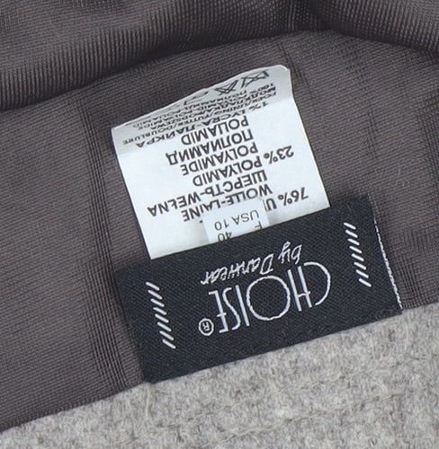Choise by Danskin Womens Beige Wool Knee Length Skirt Size 12