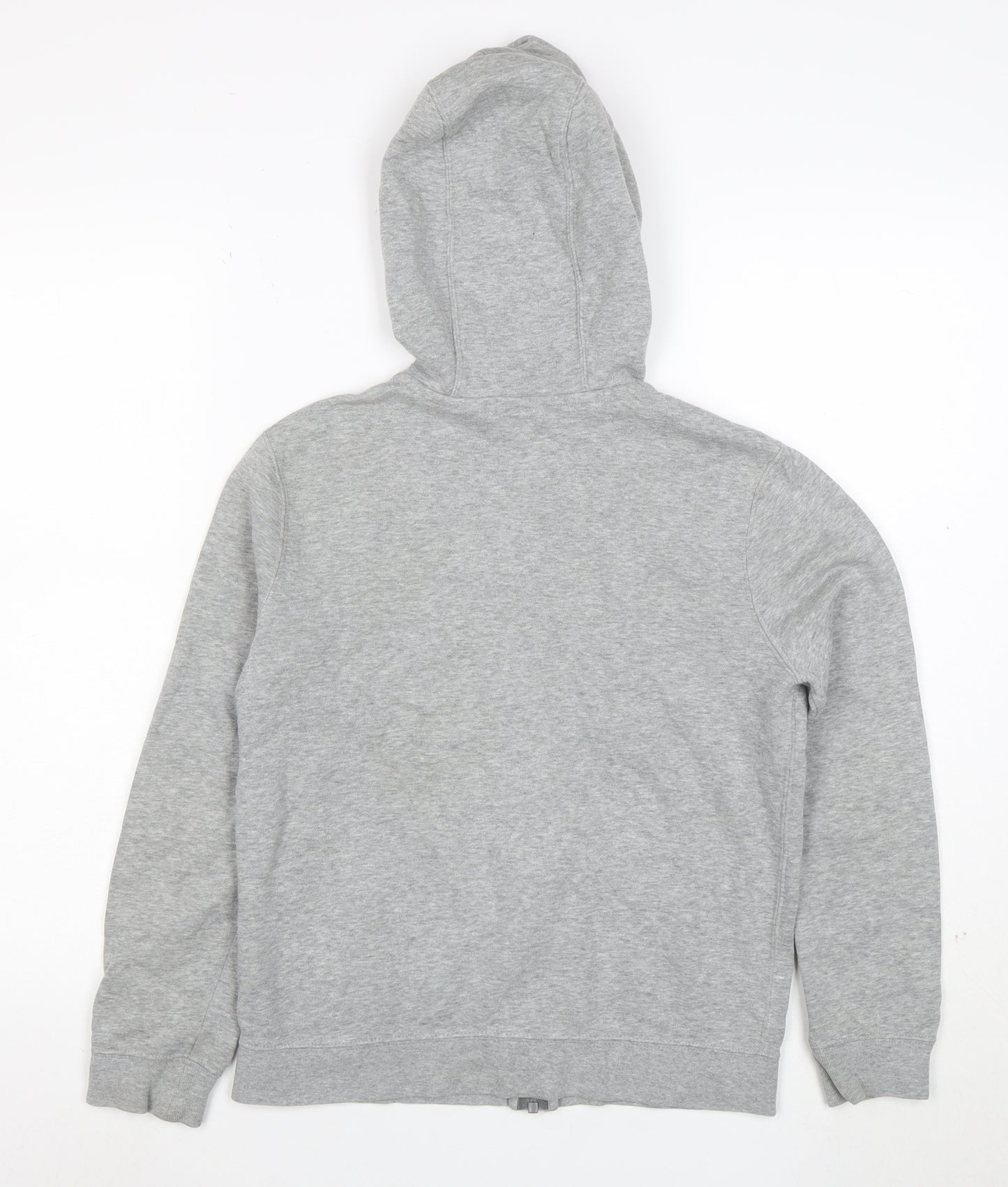 Nike Boys Grey Full Zip Hoodie M 10-12 Years Cotton Blend