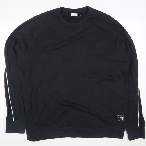 Gymshark Men’s Black XXL Crew Neck Long Sleeve Pullover Sweatshirt