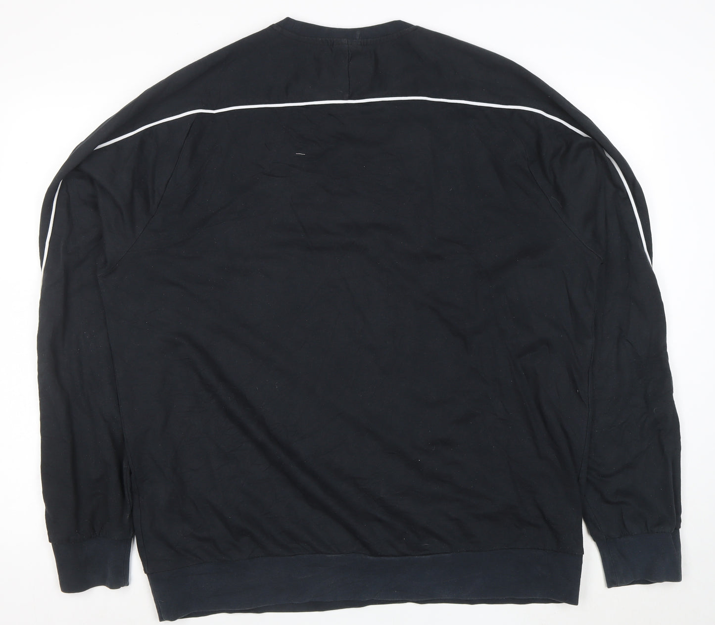 Gymshark Men’s Black XXL Crew Neck Long Sleeve Pullover Sweatshirt