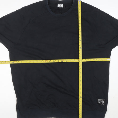 Gymshark Men’s Black XXL Crew Neck Long Sleeve Pullover Sweatshirt