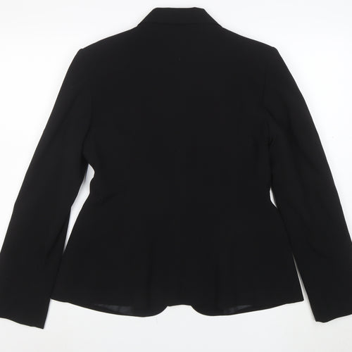 Lime Women’s Black Size 14 Classic Single-Breasted Blazer