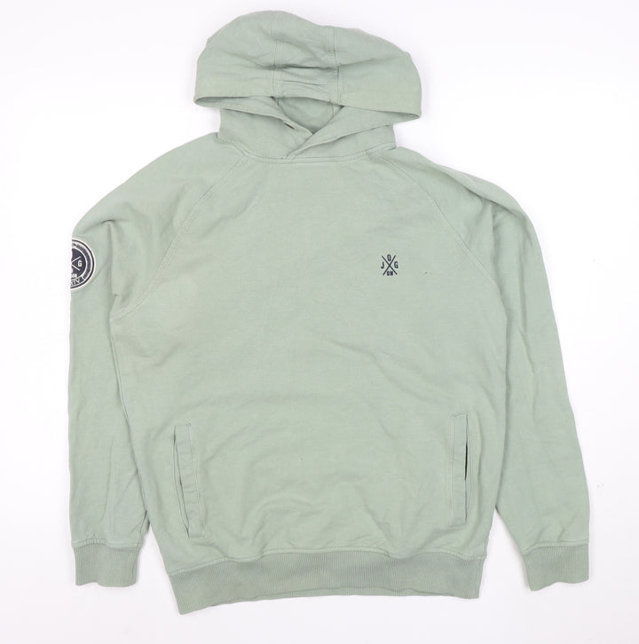 Jog On London Men's Green Pullover Hoodie Size S