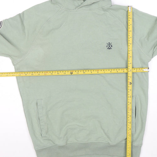 Jog On London Men's Green Pullover Hoodie Size S