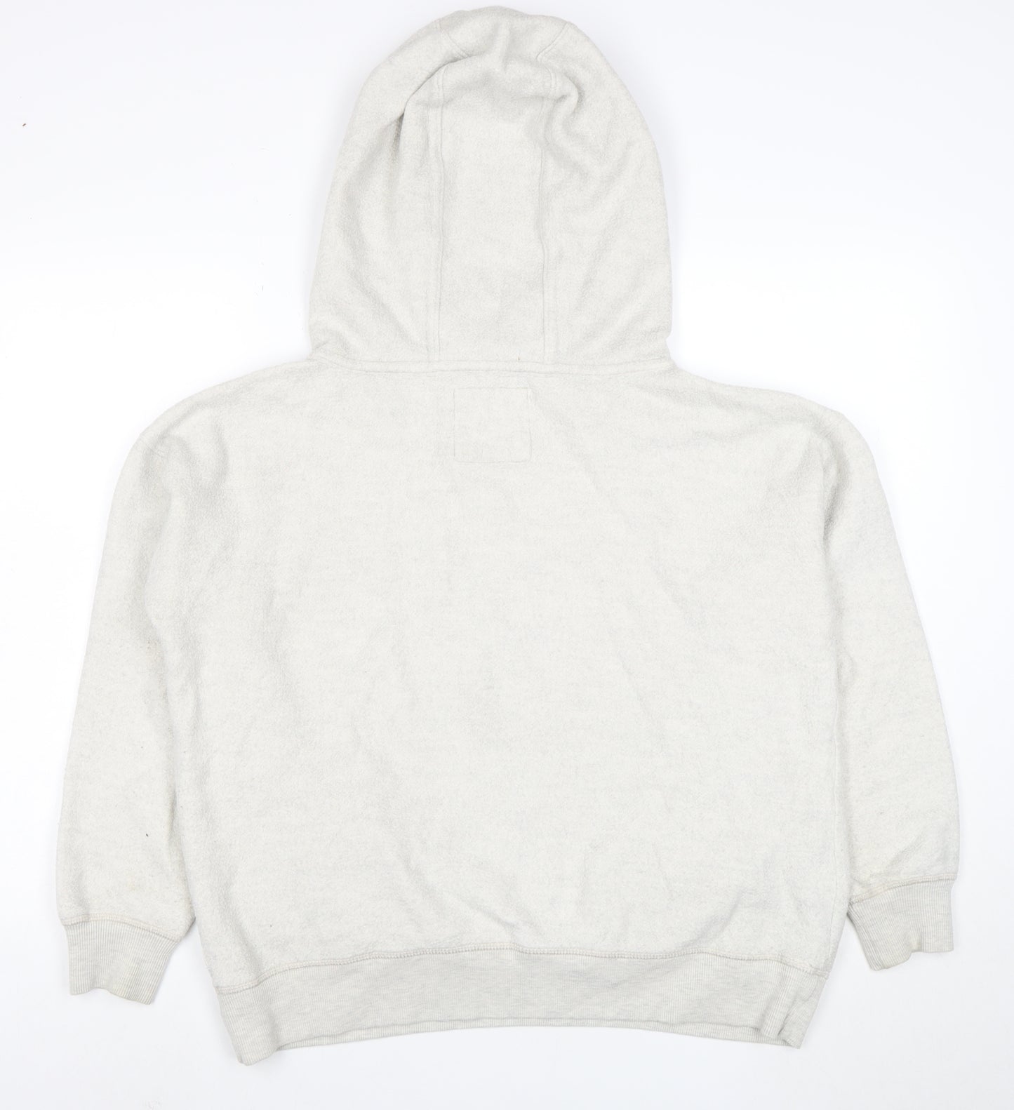 Fat Face Women Grey Pullover Hoodie Medium Cotton Blend Casual