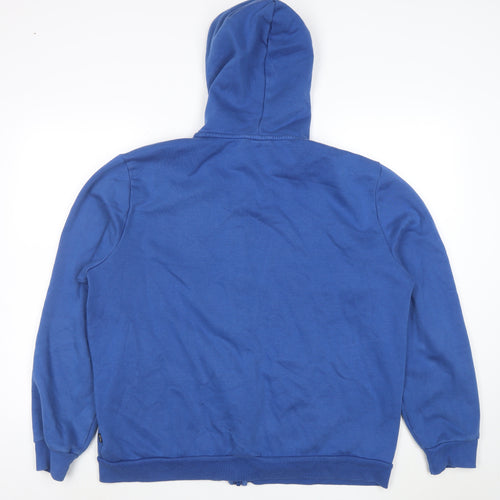 Puma Men's Blue Full Zip Hoodie XL Logo Sportswear