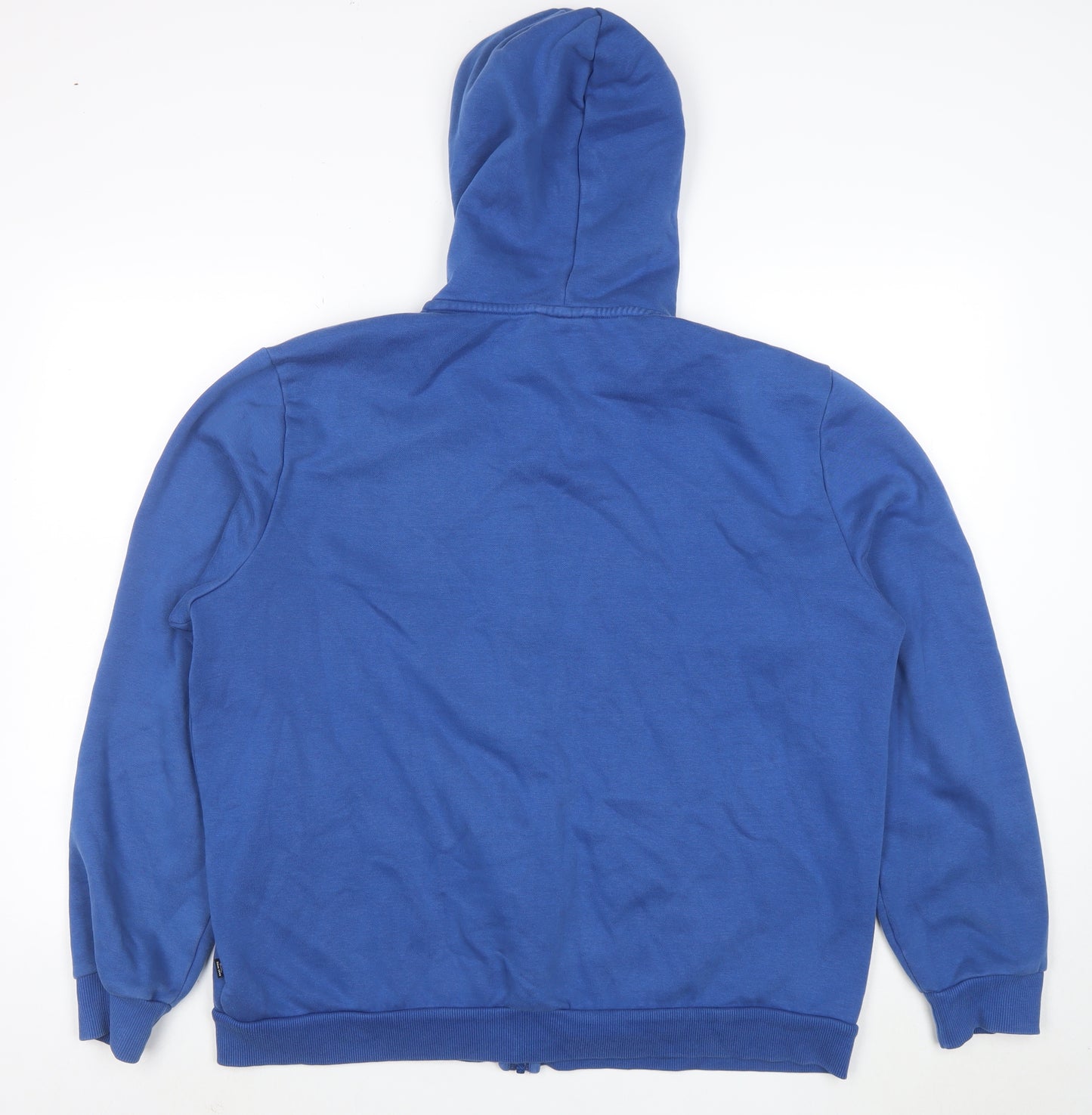 Puma Men's Blue Full Zip Hoodie XL Logo Sportswear