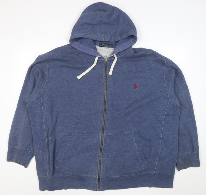Polo Ralph Lauren Men’s Blue 3XLT Full Zip Hoodie Sweatshirt