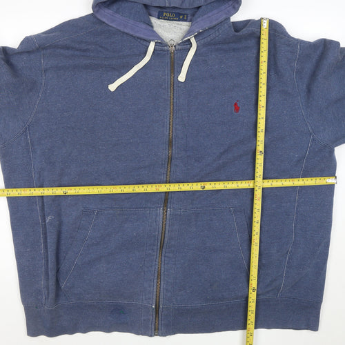 Polo Ralph Lauren Men’s Blue 3XLT Full Zip Hoodie Sweatshirt