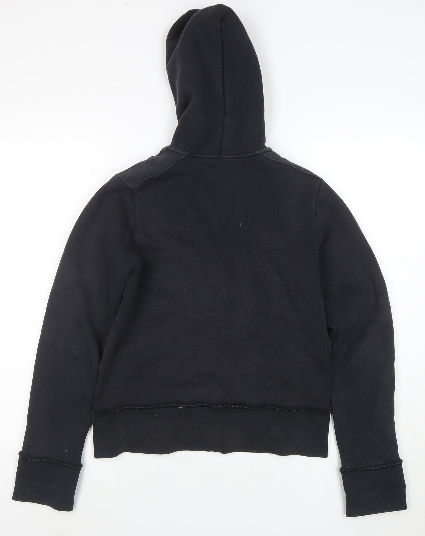 DKNY Women's Black Full Zip Hoodie Sweatshirt Size 16