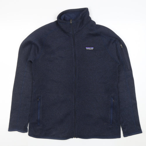 Patagonia Women's Blue Full Zip Fleece Jacket Size L