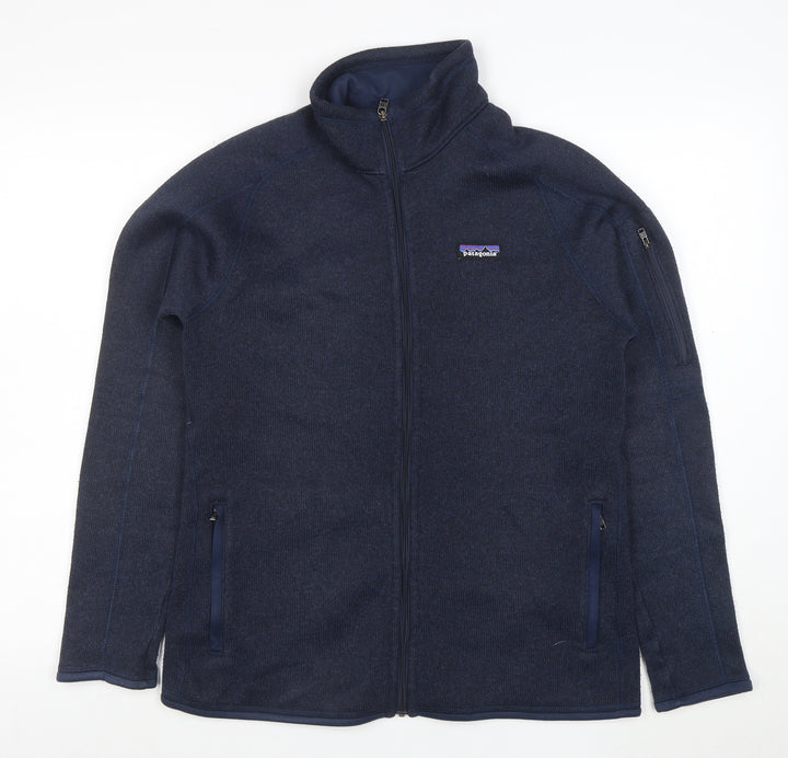 Patagonia Women's Blue Full Zip Fleece Jacket Size L